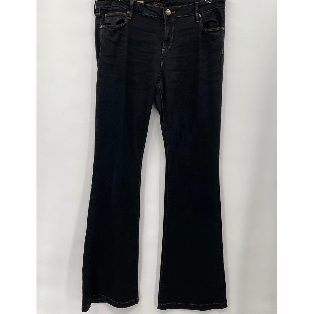 Kut from the Kloth Chrissy Flare‎ dark blue Jeans Womens Size 12